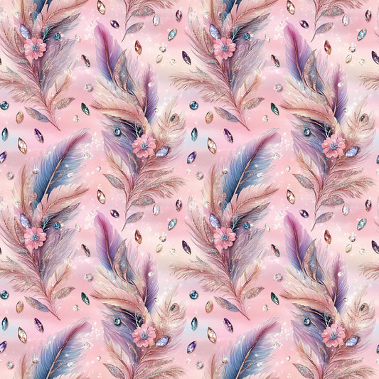 Eigenproduktion Stoff Feder