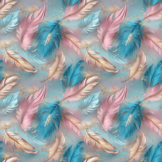 Eigenproduktion Stoff Feder