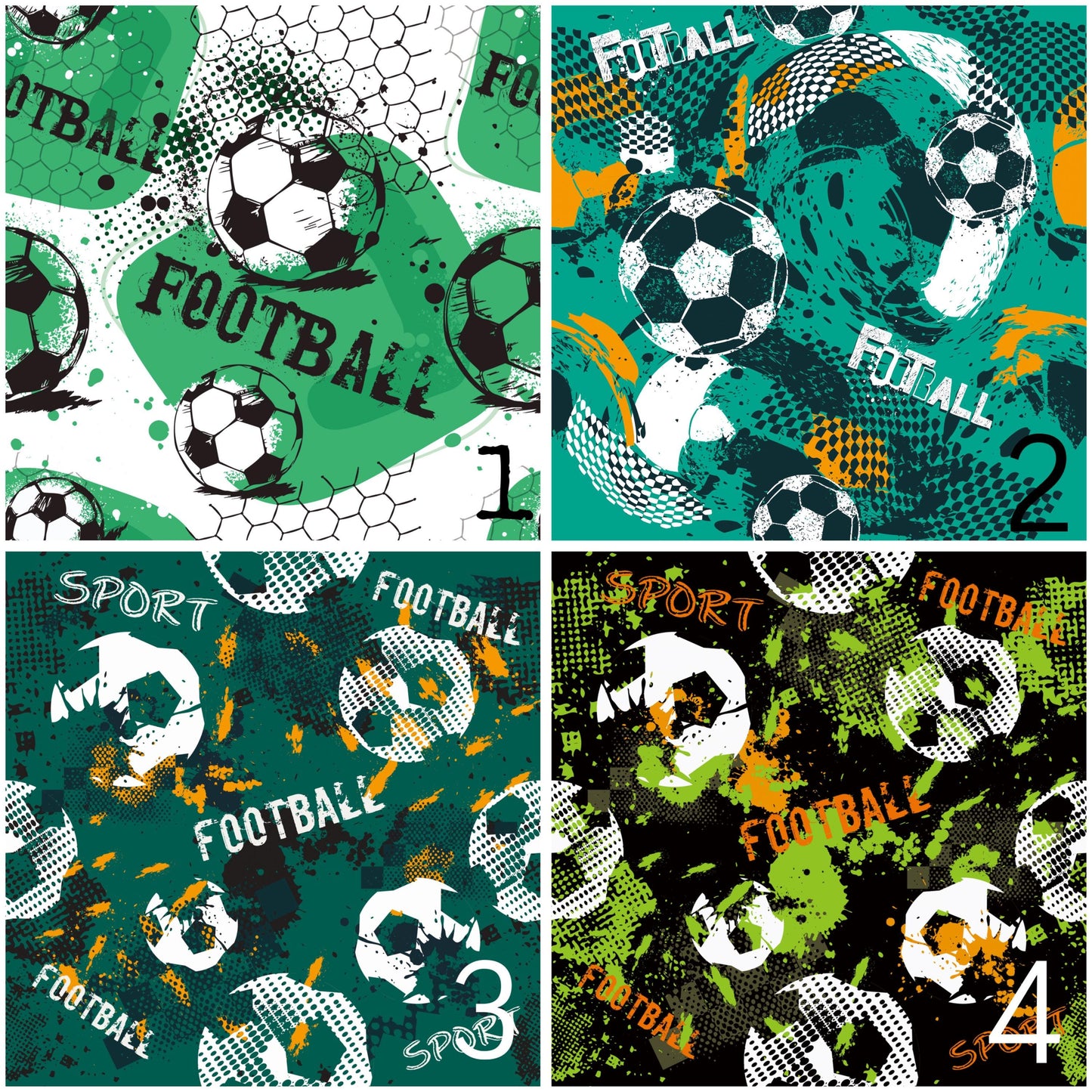 Eigenproduktion Stoff Fußball
