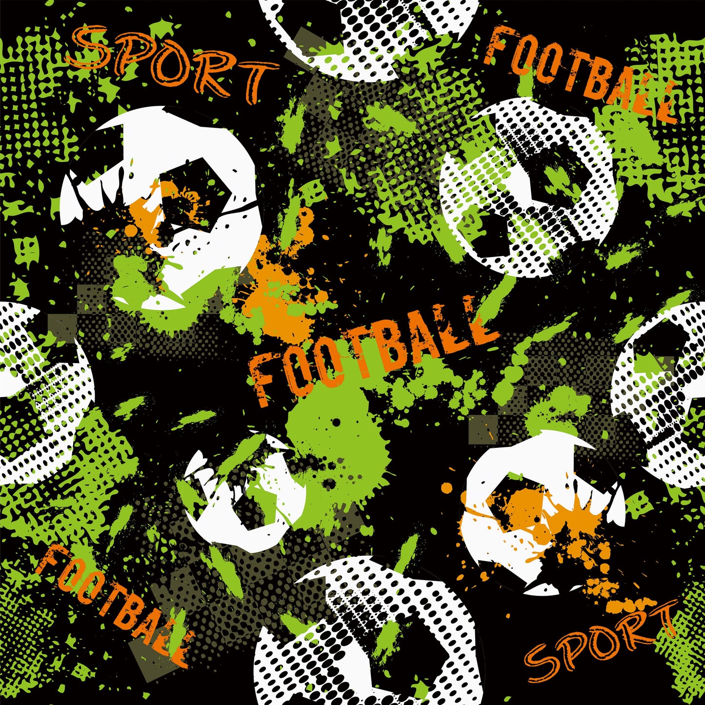 Eigenproduktion Stoff Fußball