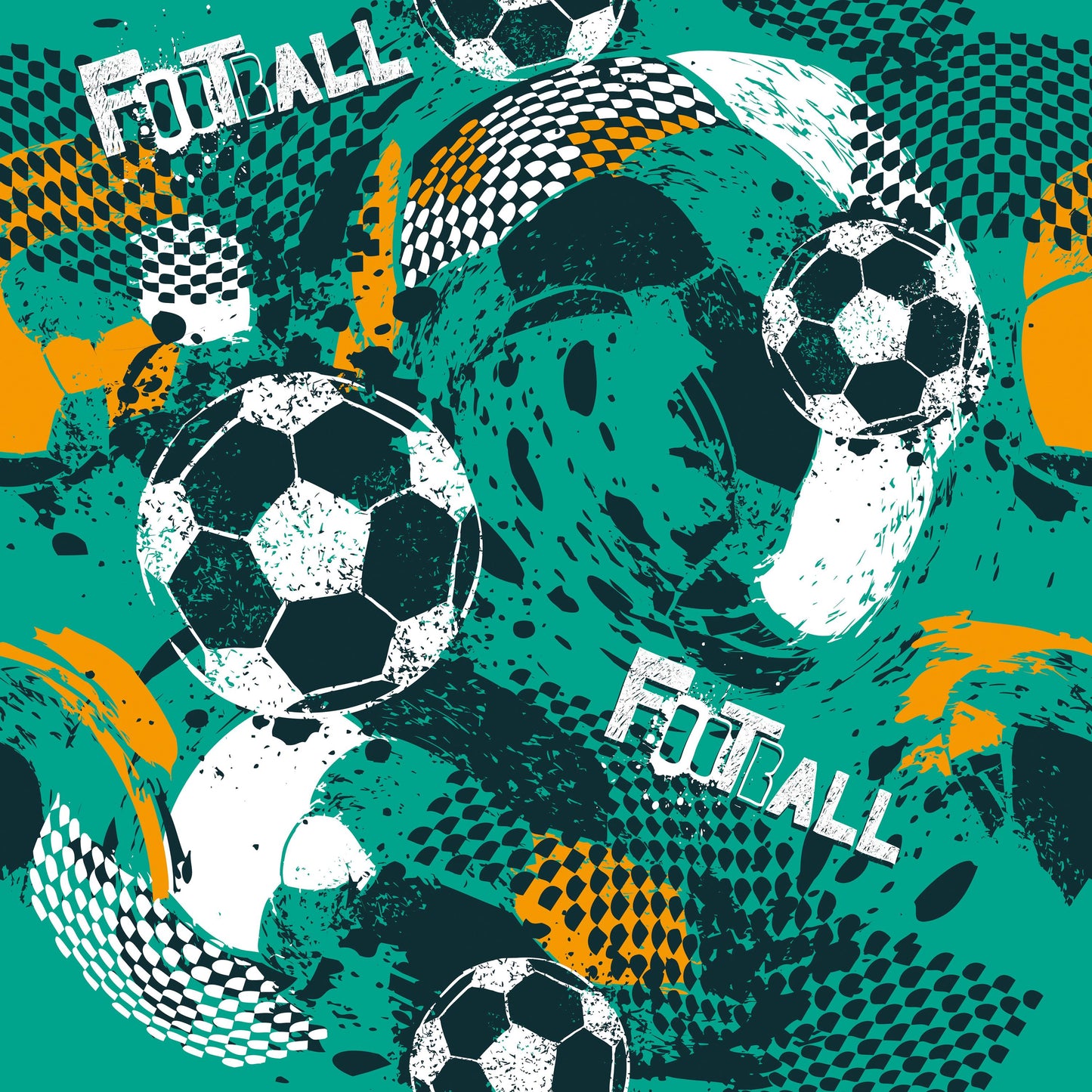 Eigenproduktion Stoff Fußball