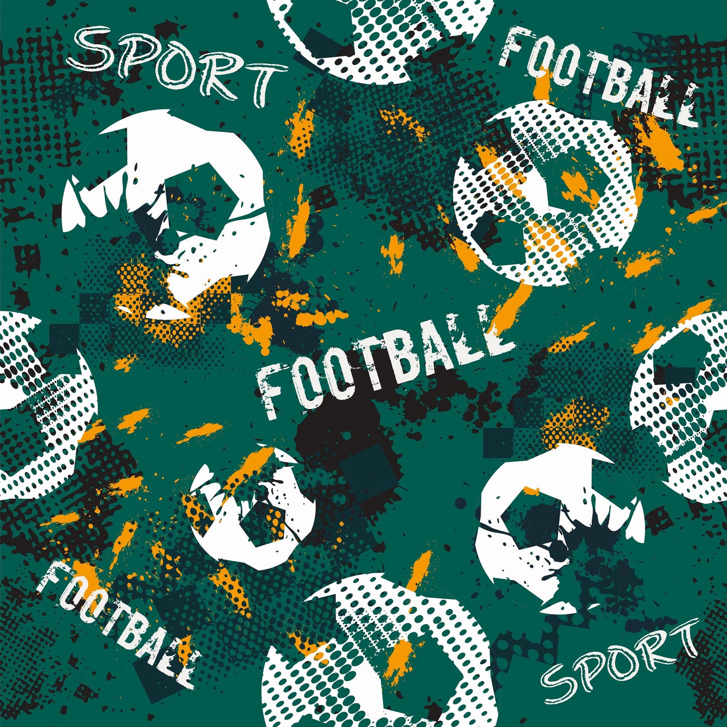 Eigenproduktion Stoff Fußball