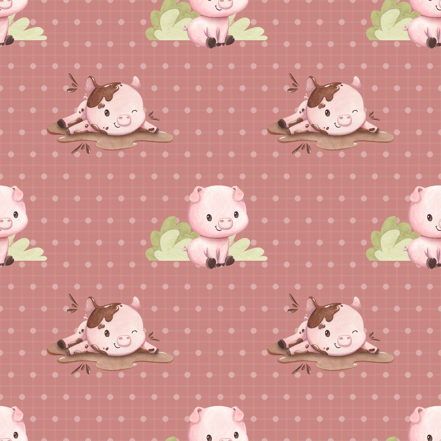 Eigenproduktion Stoff Schwein