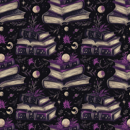 Eigenproduktion Stoff mystische Bücher