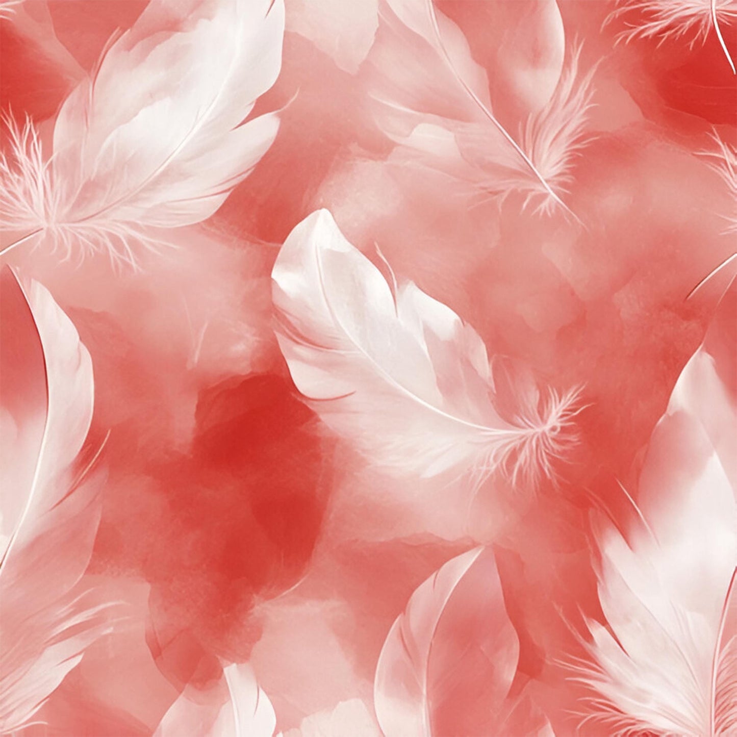 Eigenproduktion Stoff Federn