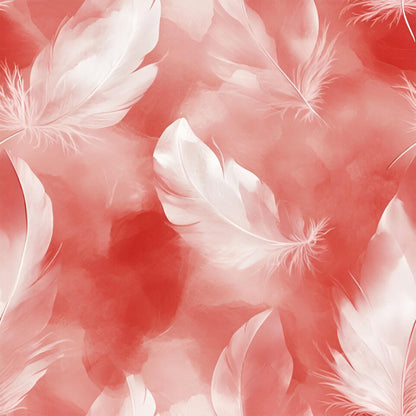 Eigenproduktion Stoff Federn