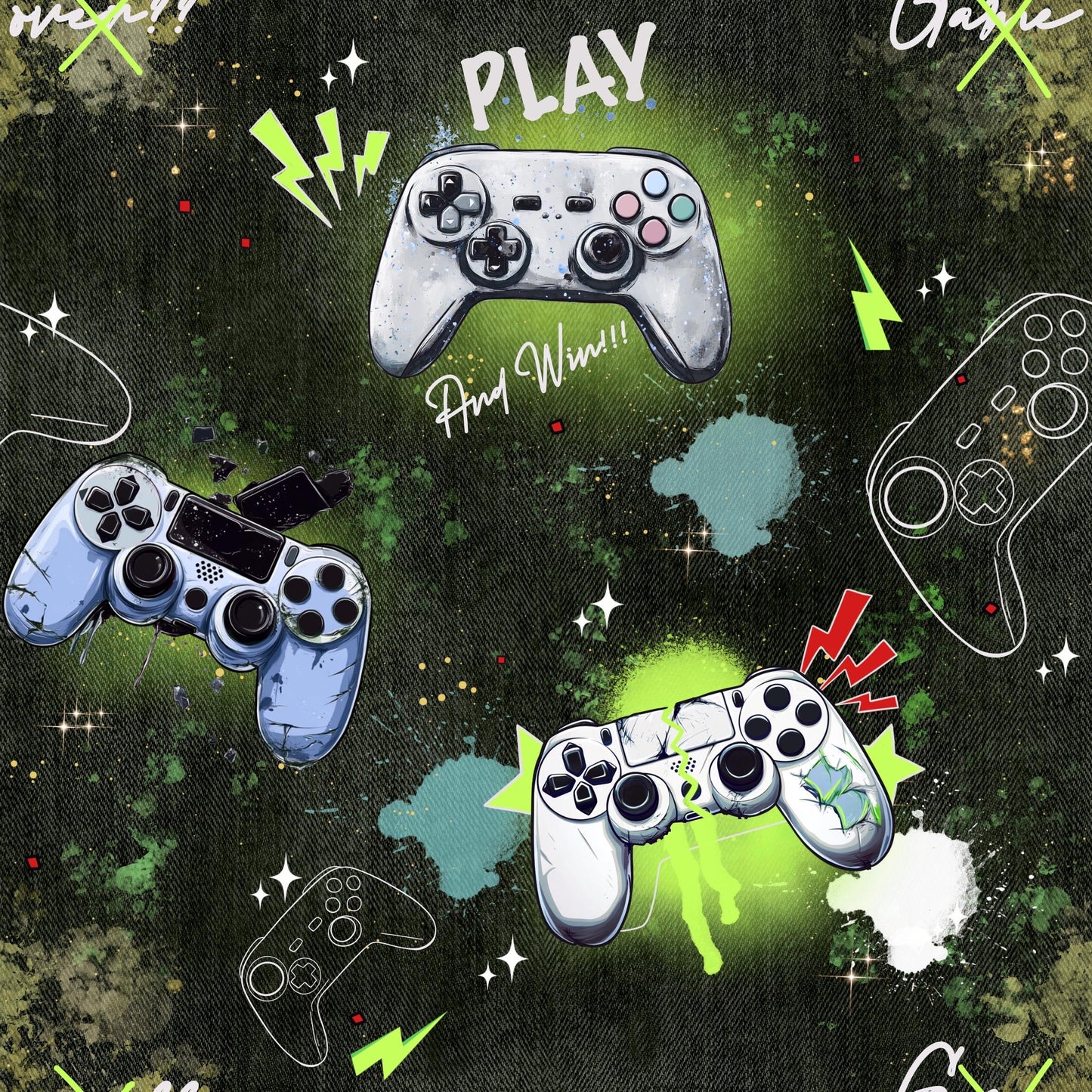 Eigenproduktion Stoff Game