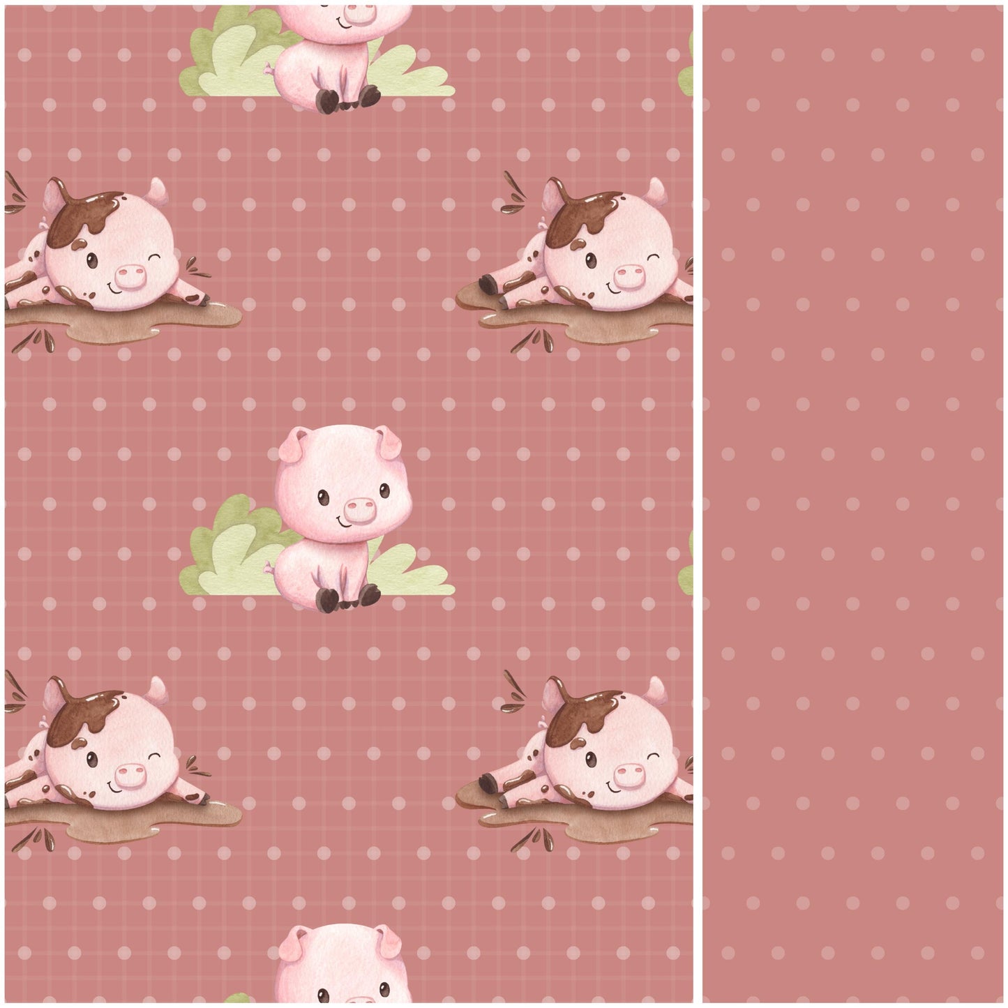 Eigenproduktion Stoff Schwein