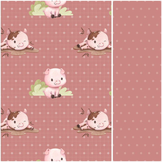 Eigenproduktion Stoff Schwein