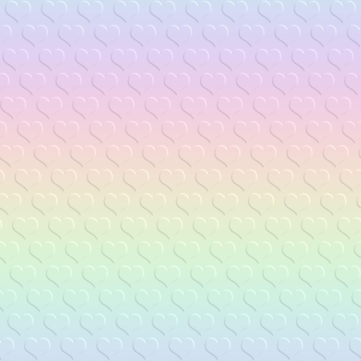 Eigenproduktion Stoff Regenbogenfarbe Herzen