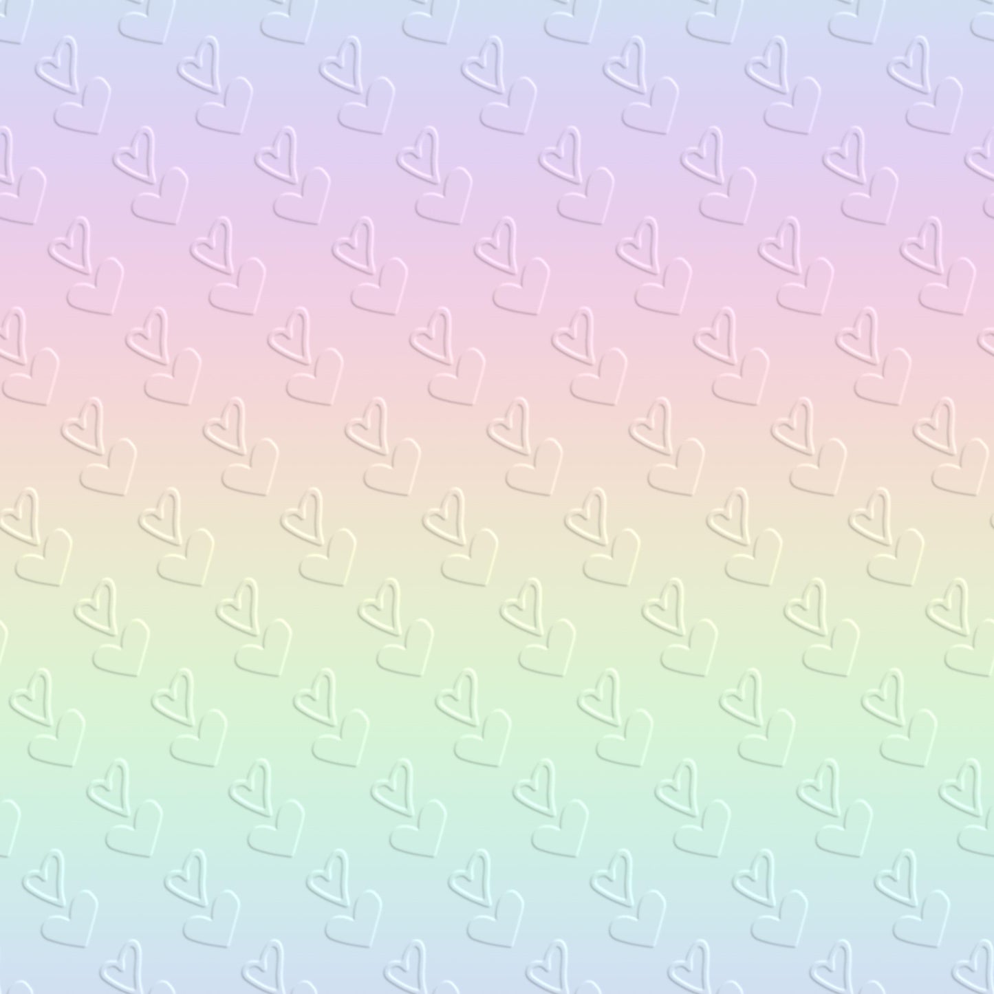 Eigenproduktion Stoff Regenbogenfarbe Herz