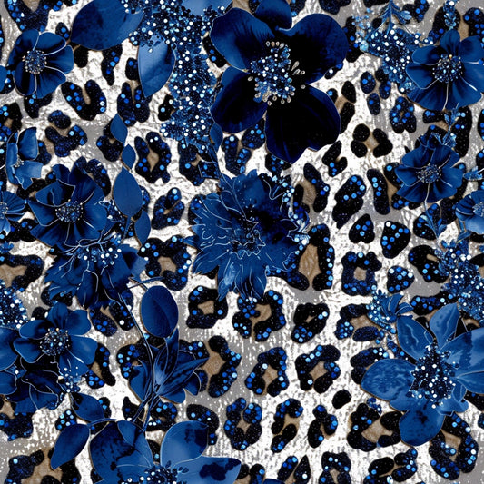 Eigenproduktion Stoff Blumen - Flower - Leo