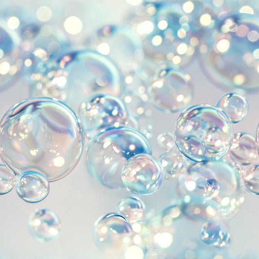 Eigenproduktion Stoff Blasen - Blubber - Seifenblasen