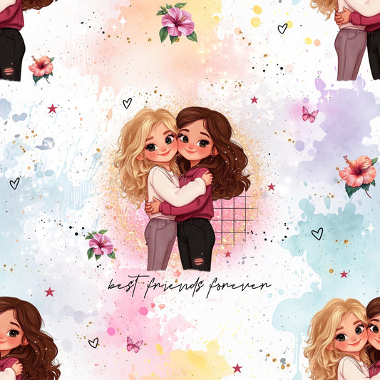 Eigenproduktion Stoff Schwester- Freundin - Mädchen