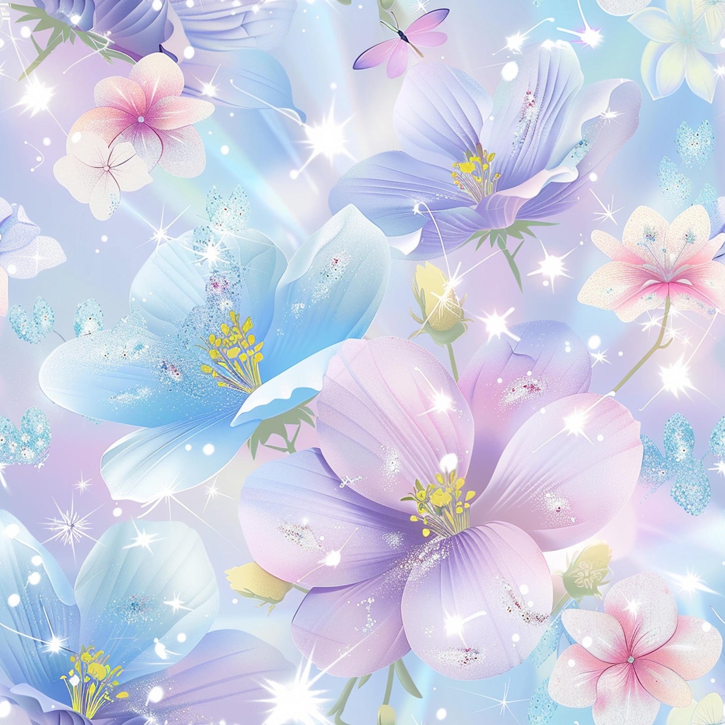 Eigenproduktion Stoff Blumen