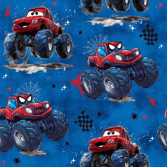 Eigenproduktion Stoff Monstertruck