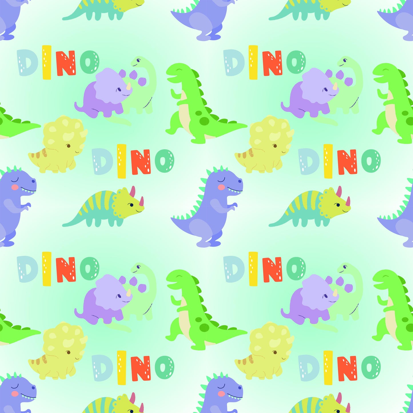 Eigenproduktion Stoff Dino - Dinosaurier