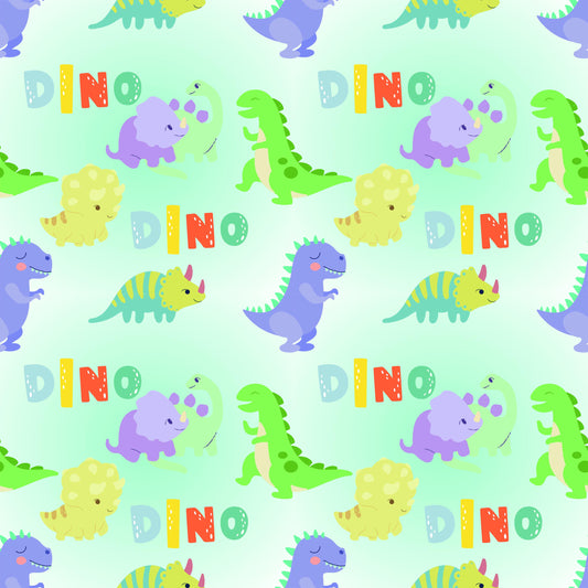 Eigenproduktion Stoff Dino - Dinosaurier