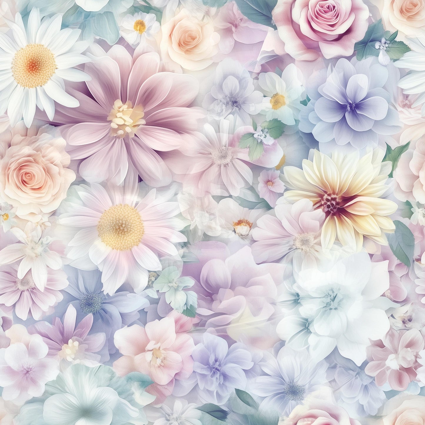 Eigenproduktion Stoff Blumen
