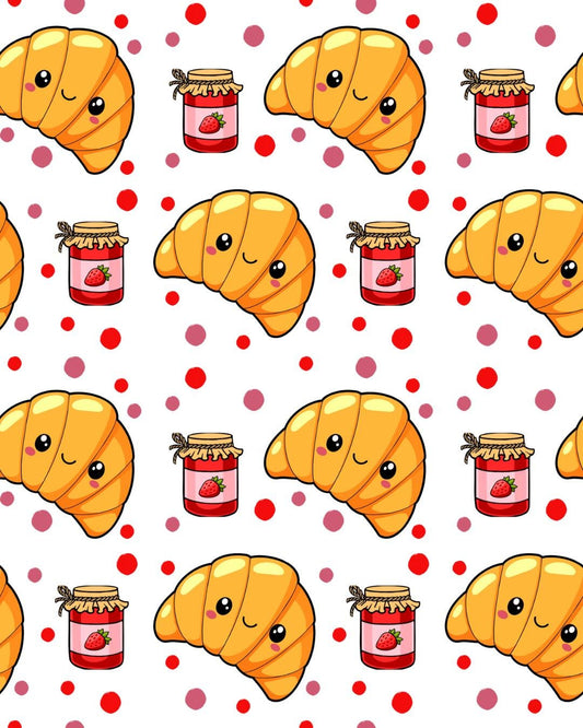 Eigenproduktion Stoff Croissants
