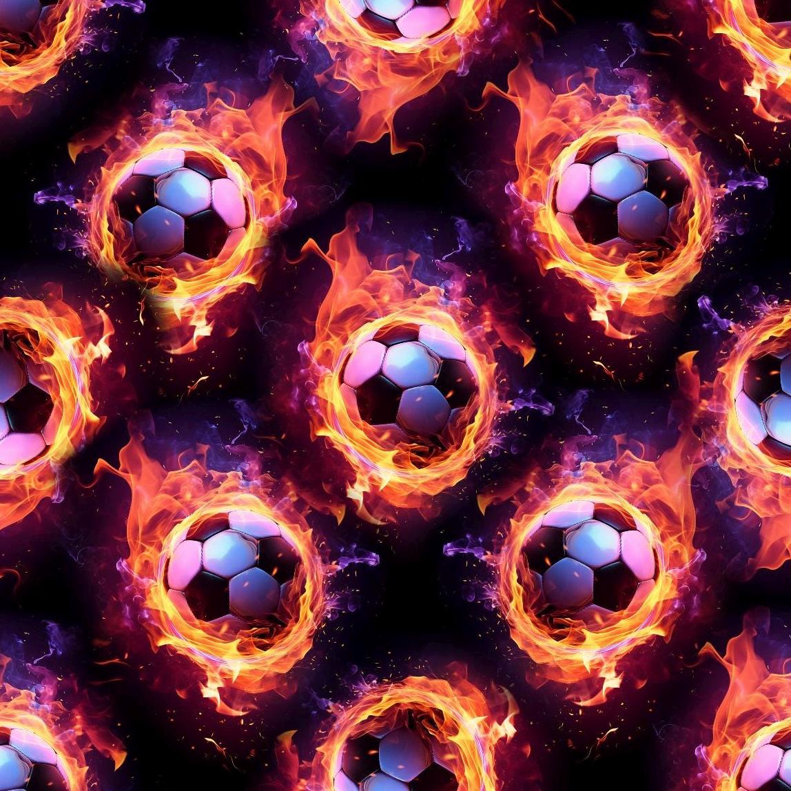 Eigenproduktion Stoff Fußball