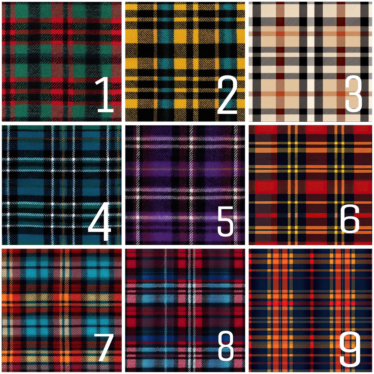 Eigenproduktion Stoff Schottische Tartans