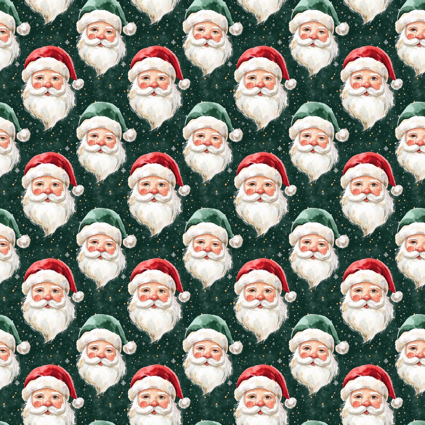 Eigenproduktion Stoff Weihnachtsmann