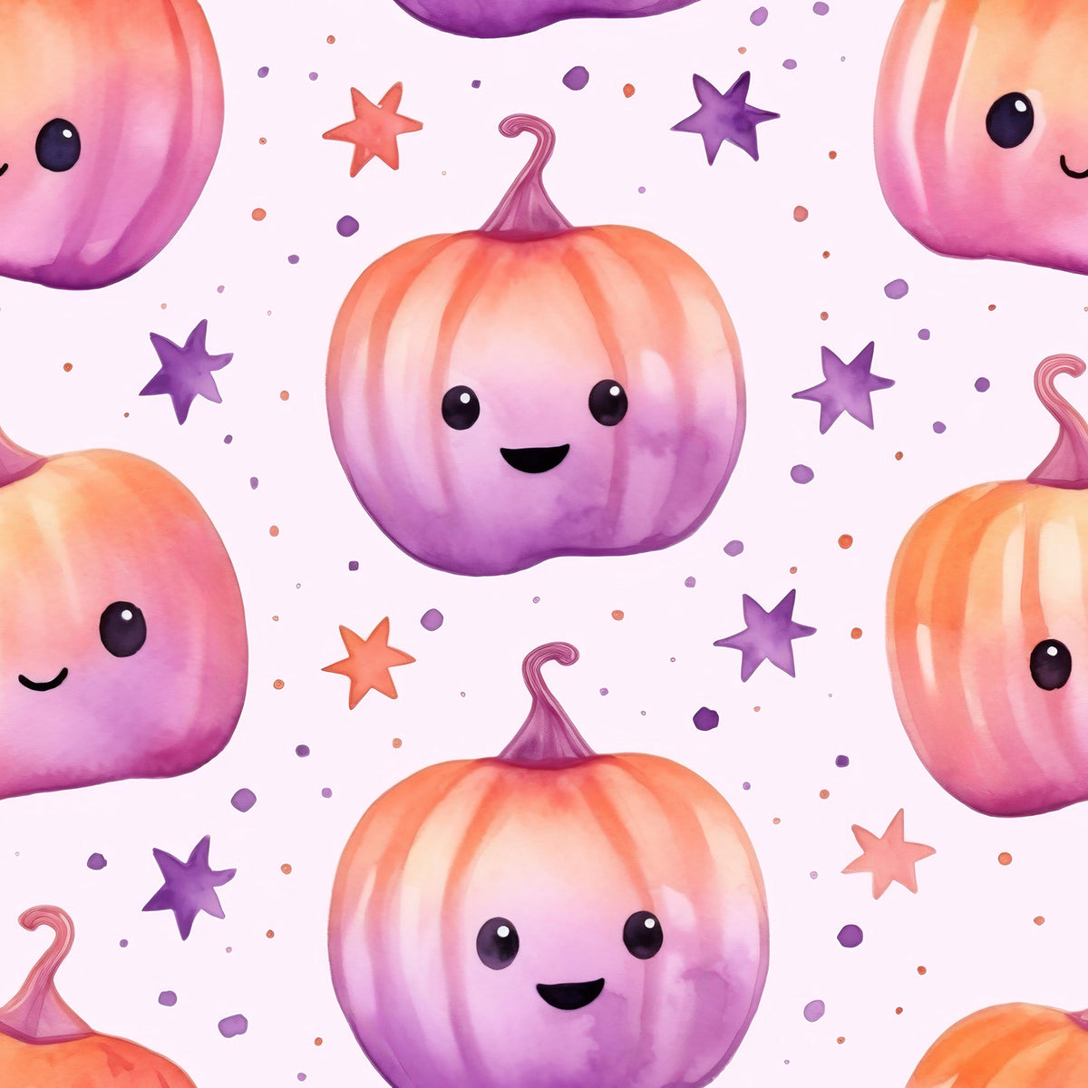 Eigenproduktion Stoff Kürbis - Halloween