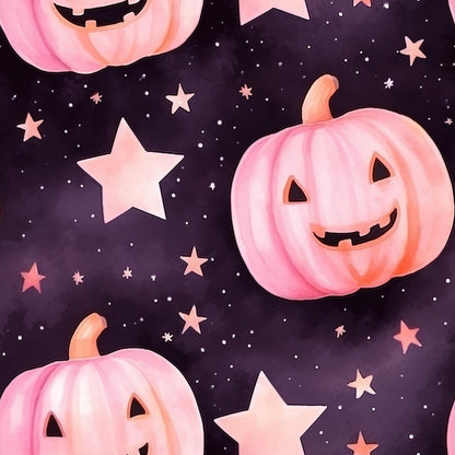 Eigenproduktion Stoff Kürbis - Halloween