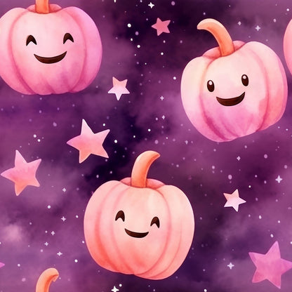 Eigenproduktion Stoff Kürbis - Halloween