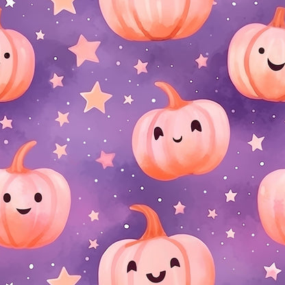 Eigenproduktion Stoff Kürbis - Halloween