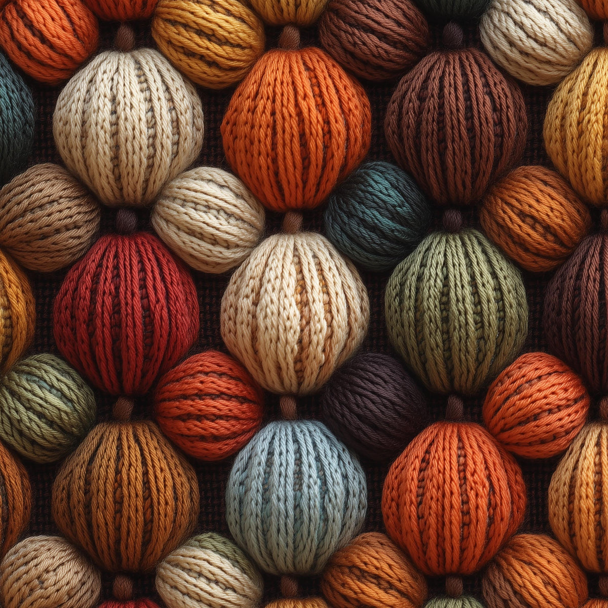 Eigenproduktion Stoff gestrickter Herbst