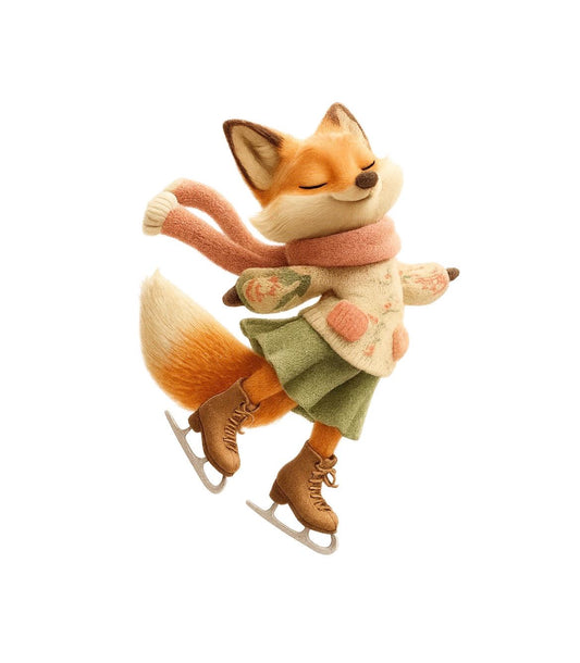 Eigenproduktion Stoff Winter - Fuchs