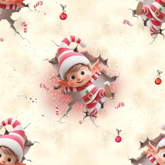 Eigenproduktion Stoff Elf - Weihnachten