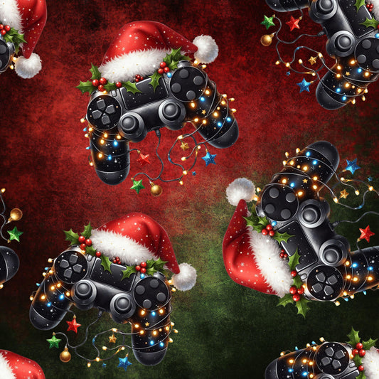 Eigenproduktion Stoff Game Weihnachten