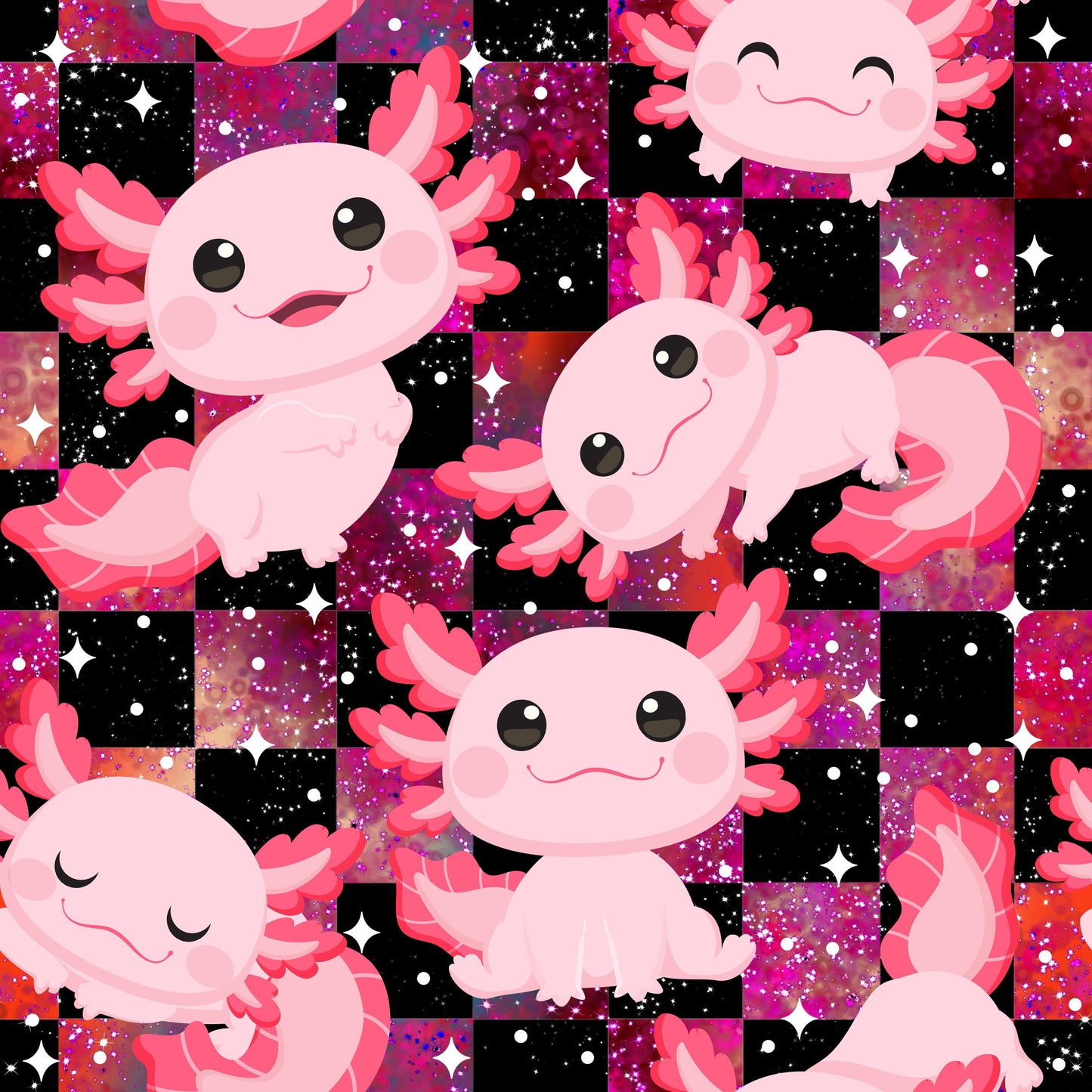 Eigenproduktion Stoff Axolotl