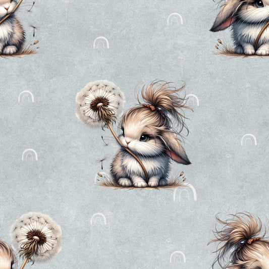 Eigenproduktion Stoff Hase