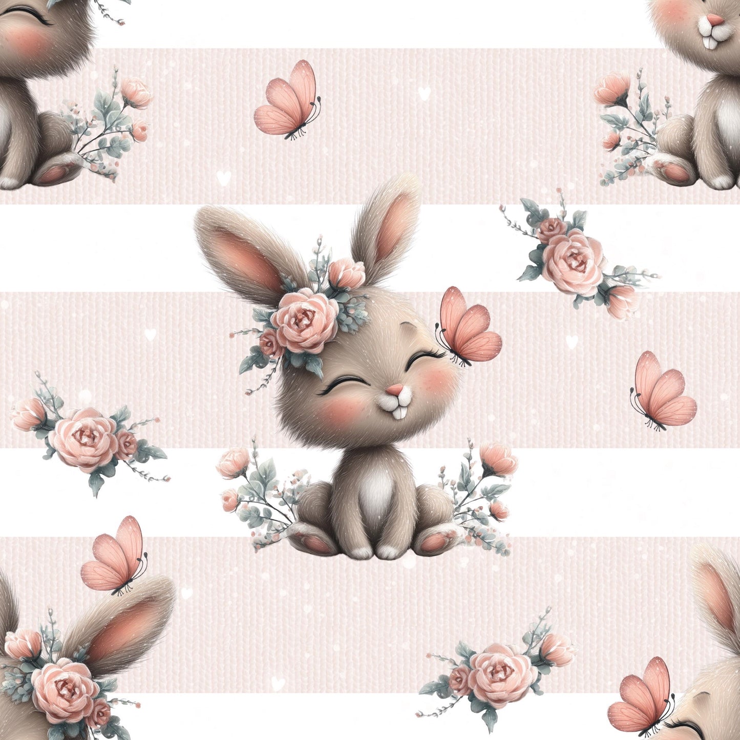 Eigenproduktion Stoff Hase