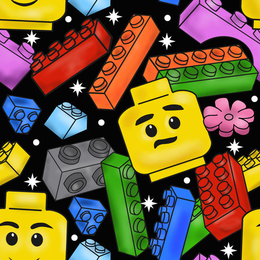 Eigenproduktion Stoff Lego