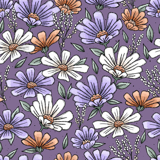 Eigenproduktion Stoff Blumen