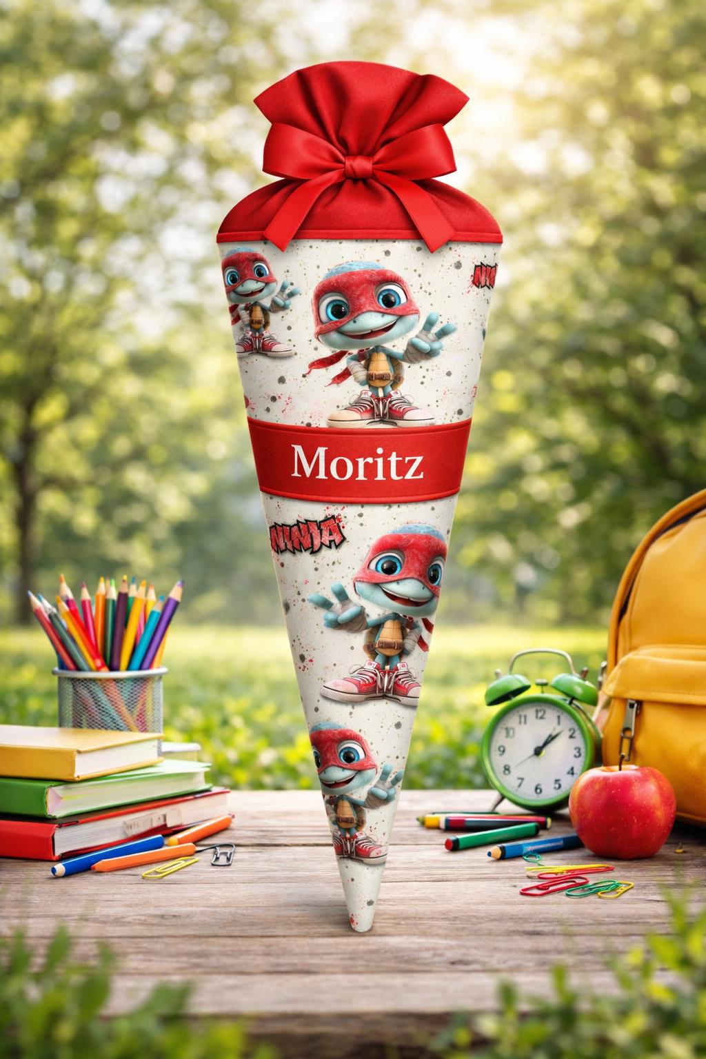 Schultüte - Zuckertüte, Ninja , Schultüte personalisiert