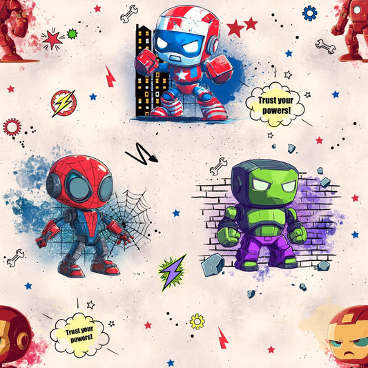 Eigenproduktion Stoff Helden